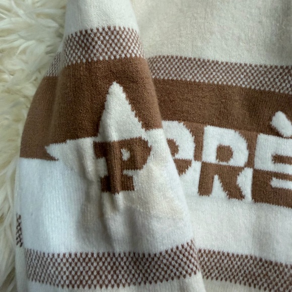 PINK VS VARSITY KNIT HALF-ZIP SWEATER XS size - Picture 7 of 8